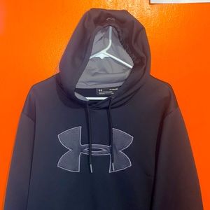 XL black under armor cold gear hoodie